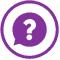 purple question mark icon