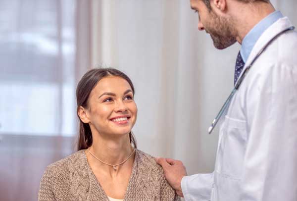 health check-up with physician